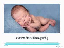 Tablet Screenshot of clarissamariephotography.com